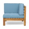 Oana - 3 Piece Sofa Set With Water Resistant Cushions - Blue - Image 4
