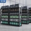 Wide Metal Shelves, With 5 Removable Dividers, Large Capacity, Strong Load Bearing, Suitable For Garage, Kitchen And Office - Black - Image 21