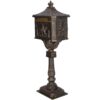 Cast Aluminum Mail Box, Postal Box, Mailbox - Bronze - Image 11