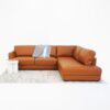 Glander - Sectional Right Sofa - Cognac - Image 9