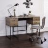 Desirre - Wirting Desk With USB Port - Oak - Image 7