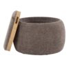 Tray - Pouf Contemporary Ottoman - Natural / Brown - Image 5