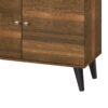 Amidon - TV Stand For TV's Up To 63", With 2 Storage Shelves & 1 Cabinet, Modern Entertainment Centre For TV In Living Room - Brown - Image 3