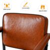 Classic Barber Chair, Styling Salon Chair With Hydraulic Pump Swivel Barber Chair, For Beauty Salon Spa Equipment - Brown - Image 5