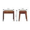 Buffalo - Hallway Footstool - Brown - Image 11