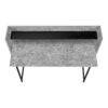 Computer Desk For Home Office, Laptop, Storage Shelves, Elegant Design - Gray - Image 5