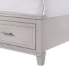 King X Storage Bed - Gray - Image 4