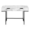 Computer Desk For Home Office, Laptop, Storage Drawers, Elegant Design - White - Image 3