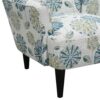 Flora - Floral Accent Chair - Blue - Image 3