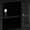 Cosmopolitan - TV Media Stand - Black - Image 4