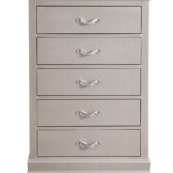 Lorana - Modern Chest - Silver Champagne