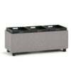 Avalon - Storage Ottoman - Cloud Gray - Image 4
