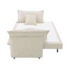 Elisea - Sleeper Sectional Sofa With 2 Toss Pillows - Beige - Image 4