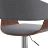 Lowell - Adjustable Swivel Bar Stool - Light Gray - Image 5