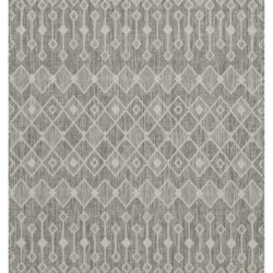 Sunshine - 5'3" X 7'3" Indoor & Outdoor Area Rug Polypropylene - Silver