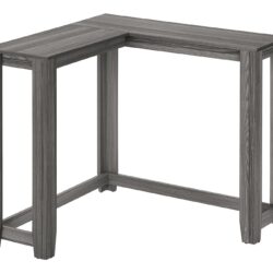 Corner Accent Console Table For Entryway, Contemporary And Modern - Gray