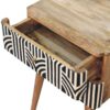 Inlay - Edessa Bone Bedside Table - Oak - Image 7