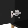 Modern TV Stand For TV Up To 70", TV Cabinet With 1 Drawer, 2 Cabinets And Metal Legs, Handles And Anti-Tip Device For Living Room - Black - Image 18