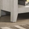 Benito - Wide TV Stand With Open Shelves And Cable Management - Dusty Gray - Image 3