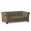 Modern Linen Fabric Elevated Pet Bed Sofa For Small And Medium Dogs - Brown - Image 10