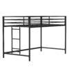 Adam - Junior Twin Loft Bunk - Black - Image 14