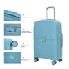 Hardshell Suitcase Double Spinner Wheels Pp Luggage Sets Lightweight Durable Suitcase With Tsa Lock, 3 Piece Set (20/24/28) - Dark Blue - Image 3