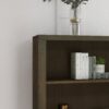 Joshua Creek - High 5 Shelf Bookcase - Barnwood - Image 7