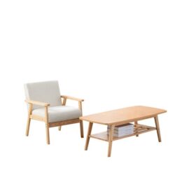 Bahamas - Coffee Table And Chair (Set of 2) - Beige