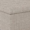 Harrison - Coffee Table Storage Ottoman - Platinum - Image 6