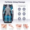 Bosscare - 3D Sl Zero Gravity Massage Full Body Chair With App Control Shiatsu Recline - Black / Gray - Image 6