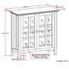 Acadian - Low Storage Cabinet - Brunette Brown - Image 8