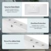 Bathroom Vanity With Ceramic Sink Combo, Abundant Storage Cabinet -2 Soft-Close Doors And 5 Drawers - White - Image 13