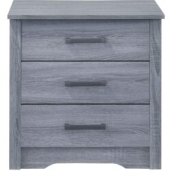 Contemporary Nightstand - Gray