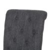Contemporary Dining Chair (Set of 2) With Button Tufted Design - Charcoal - Image 12