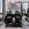 Marcus - Horseshoe Dining Chairs (Set of 2) - Black - Image 5
