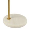 Haven - Clear Table Lamp, Button Control - Gold / White / White Marble - Image 3