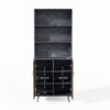 Accent Storage Cabinet With Doors, Bar Cabinet Buffet Cabinet With Storage For Living Room, Hallway, Kitchen - Brown / Light Gray - Image 8