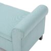 Hayes - Contemporary Armed Storage Bench With Rolled Arms - Light Blue - Image 12