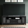 Cosmopolitan - Wide TV Media Stand - Black - Image 7