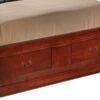 Louis Phillipe - Queen Charming Storage Bed - Cherry - Image 3