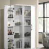 Lincoln - Storage Cabinet With Swing Out Storage Door - White - Image 5