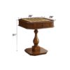 Bishop - Reversible Chess Checker Game Table & Game Tray (Chess Fingures Not Included) - Cherry - Image 13