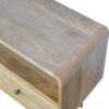 Curved Media Unit - Oak - Image 5