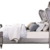 Ariadne - Queen Velvet Bed - Antique Silver - Image 3