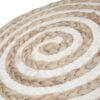 Yolanda - Round Pouf - Natural - Image 3