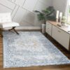 Legacy - 2'7" X 7' Polypropylene Area Rug - Multi / White - Image 4