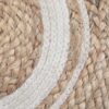 Serena - Round Braided Pouf - Natural - Image 3