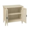 Rattan 2 Door Cabinet, Suitable For Bedroom - Natural - Image 18
