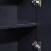 Modern Sideboard Elegant Buffet Cabinet With Large Storage Space For Dining Room, Entryway - Black - Image 14