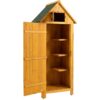 Outdoor Storage Cabinet Tool Shed Wooden Garden Shed - Natural - Image 7